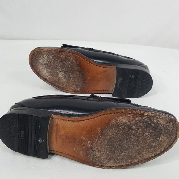 SAS Kiltie Tassel Black Loafers Men's Size 7.5 - Picture 7 of 8